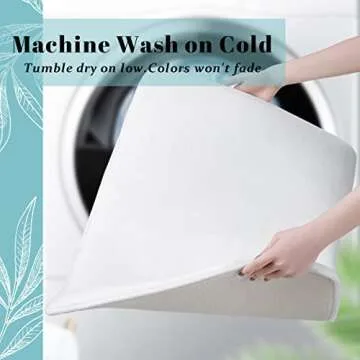 SONORO KATE Ultra Absorbent Non-Slip Bathroom Rugs