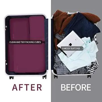 Premium BAGAIL Compression Packing Cubes for Travel