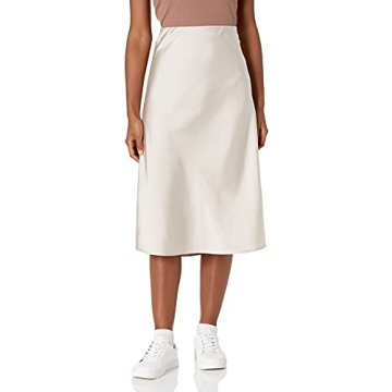 Stylish and Comfortable Women's Silky Midi Skirt