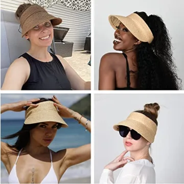 FURTALK Women's Packable Sun Visor - Stylish Sun Protection