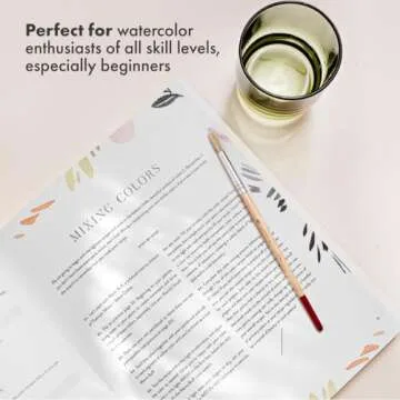 Watercolor Workbook: Flowers, Feathers, and Animal Friends: 25 Beginner-Friendly Projects on Premium Watercolor Paper (Watercolor Workbook Series)