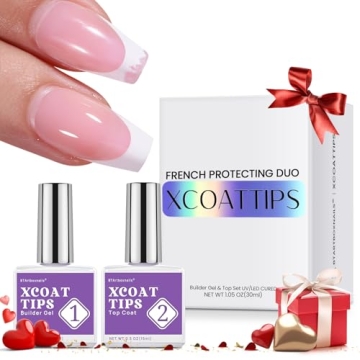 BTArtboxnails French Builder Gel & Top Coat Set for Perfect Nails