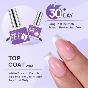 BTArtboxnails French Builder Gel & Top Coat Set for Perfect Nails