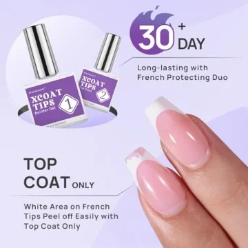 BTArtboxnails French Builder Gel & Top Coat Set for Perfect Nails