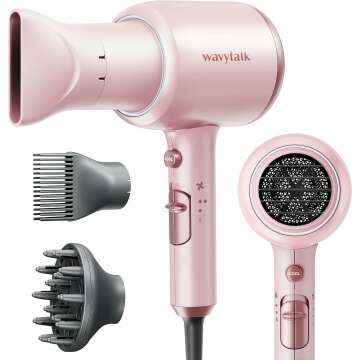 Wavytalk 1875W Ionic Hair Dryer with Diffuser