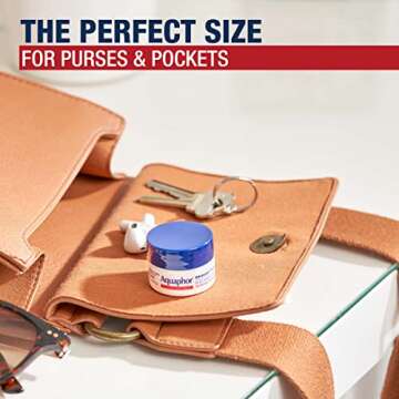 Aquaphor Healing Ointment Advanced Therapy Skin Protectant, Dry Skin Body Moisturizer, 0.25 Oz Jar, Pack of 6