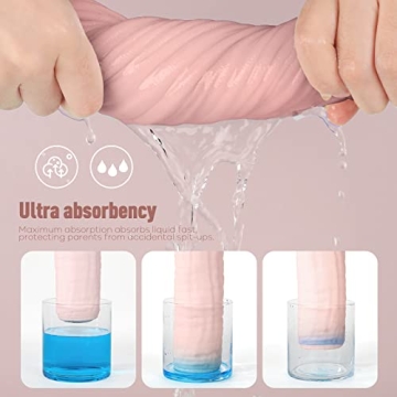 Yoofoss Muslin Burp Cloths 10 Pack Soft Absorbent Baby Washcloths