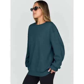 Trendy Queen Oversized Sweatshirts for Women - Comfy Hoodies