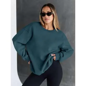 Trendy Queen Oversized Sweatshirts for Women - Comfy Hoodies