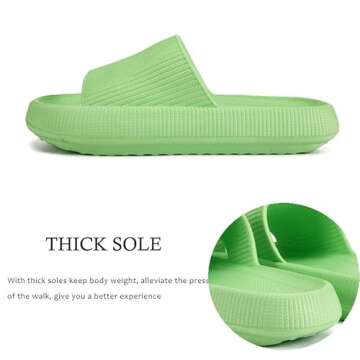 Rosyclo Cloud Slippers: Comfortable Non-Slip Slides for All Occasions