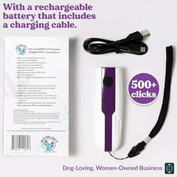 The Doggie Don't Device, Rechargeable, Safe, Easy, Non-Shocking, Sound Only Dog Training Tool - Stop Unwanted Behaviors, Barking, Jumping up with a Loud Sound