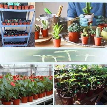 80 Pack Plant Seed Starting Pots with Labels & Tools