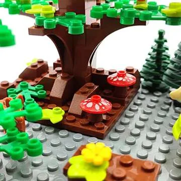 ZHX Garden Park Building Blocks - 255 Pieces Plant Set