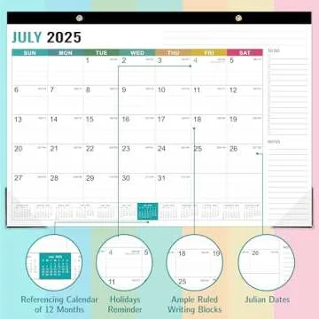 2025 Desk Calendar for Yearly Planning and Organization
