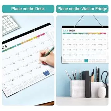 2025 Desk Calendar for Yearly Planning and Organization