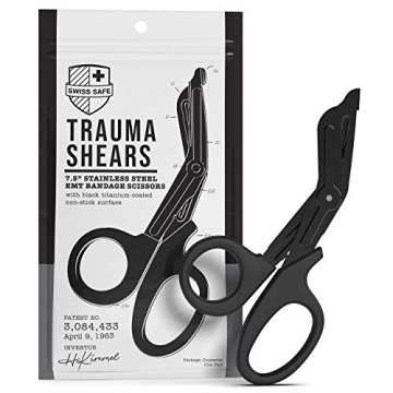 Swiss Safe EMT Trauma Shears - Durable and Versatile Cutting Tool