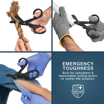 Swiss Safe EMT Trauma Shears - Durable and Versatile Cutting Tool