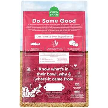 Open Farm Ancient Grains Dry Dog Food, Humanely Raised Meat Recipe with Wholesome Grains and No Artificial Flavors or Preservatives (Wild Salmon Ancient Grain, 4 Pound (Pack of 1))