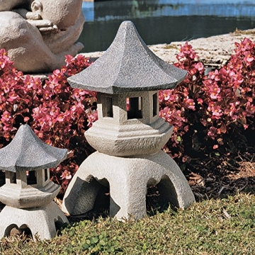 Design Toscano Asian Pagoda Lantern for Indoors and Outdoors