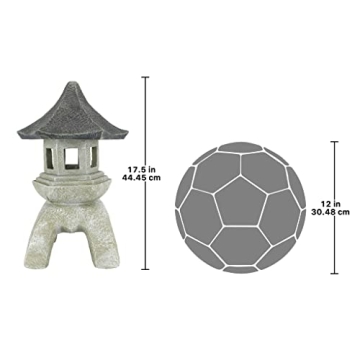 Design Toscano Asian Pagoda Lantern for Indoors and Outdoors