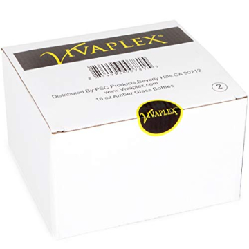 Vivaplex Stylish 16 oz Amber Glass Spray Bottles Set