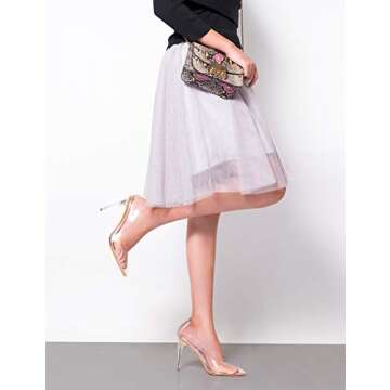 Hell&Heel Clear Stiletto Pumps Court Shoes