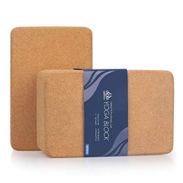 Forbidden Road Cork Yoga Blocks for Exercise and Meditation