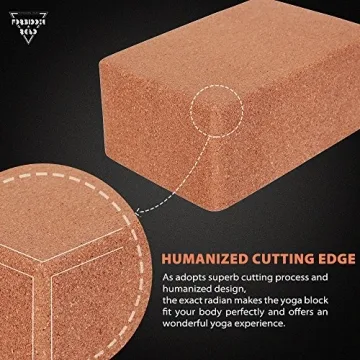 Forbidden Road Cork Yoga Blocks for Exercise and Meditation