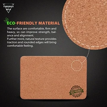 Forbidden Road Cork Yoga Blocks for Exercise and Meditation