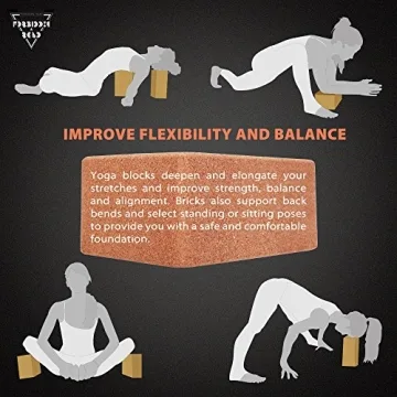 Forbidden Road Cork Yoga Blocks for Exercise and Meditation