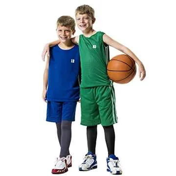 Roadbox Boys Compression Pants - 2 Pack Youth Athletic Tights Sports Leggings Kid Boys Spandex Base ...