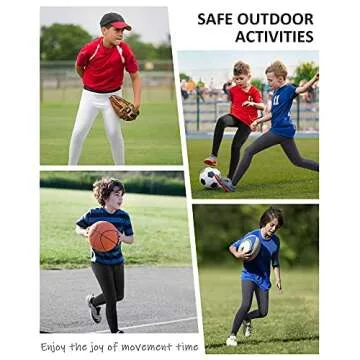 Roadbox Boys Compression Pants 2 Pack Ultra Soft Athletic Tights