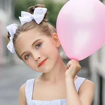 Hand-made Hair Bow Clips for Girls - 20 PC Set