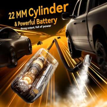 MODARI Portable Tire Inflator 5X Faster Performance