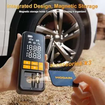 MODARI Portable Tire Inflator 5X Faster Performance
