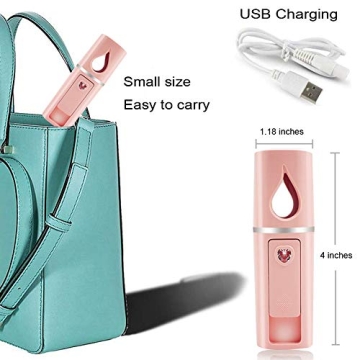 Portable Nano Facial Mister for Hydrated Skin and Lash Care