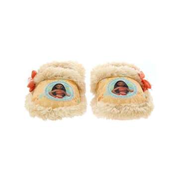 Disney Moana Toddler Girl's Plush A-Line Slippers - Cozy & Fun!