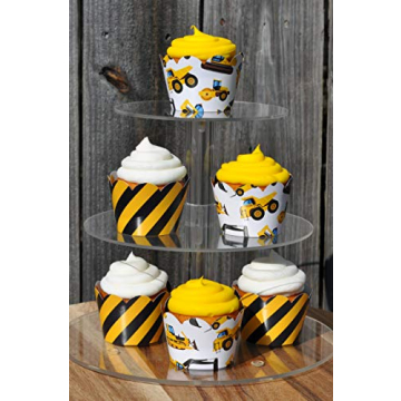Construction Cupcake Wrappers for Kids Party Supplies