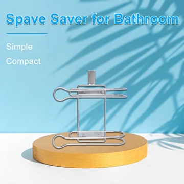 TQVAI Stainless Steel Over Tank Toilet Paper Holder Chrome