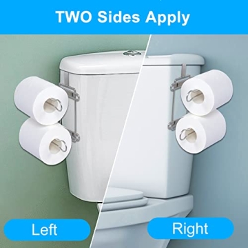 TQVAI Stainless Steel Over Tank Toilet Paper Holder Chrome