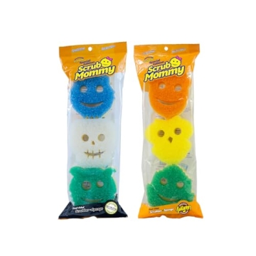 Scrub Daddy Halloween Sponges - Unique Dish Cleaners