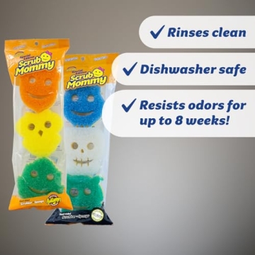 Scrub Daddy Halloween Sponges - Unique Dish Cleaners