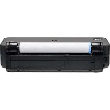 HP DesignJet T210 Large Format 24-inch Plotter Printer, with Modern Office Design (8AG32A), Black