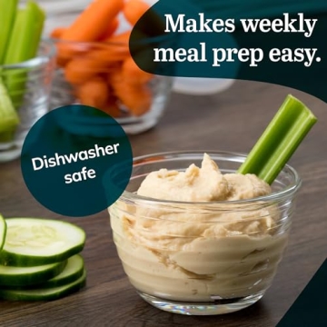 Libbey Small Glass Prep Bowl Set 8 Count - Versatile Glass Containers