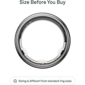 Oura Ring Gen3 Horizon - Silver Size 6 Fitness Tracker