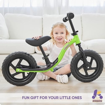 KRIDDO Toddler Balance Bike for Ages 2-5 Years
