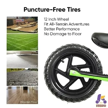 KRIDDO Toddler Balance Bike for Ages 2-5 Years