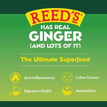 Reed's Real Ginger Ale - All-Natural Ginger Ale Refreshment