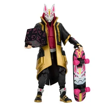 FORTNITE Legendary Series 6 Inch Drift Collectible Figure - 2 Harvesting Tools, 3 Weapons, 1 Back Bl...
