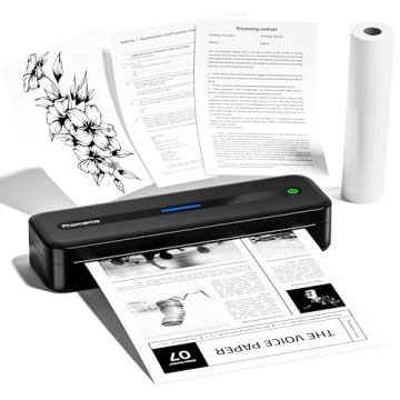 Phomemo M832 Portable Wireless Printer - Bluetooth Inkless Thermal Printing for Home and Office